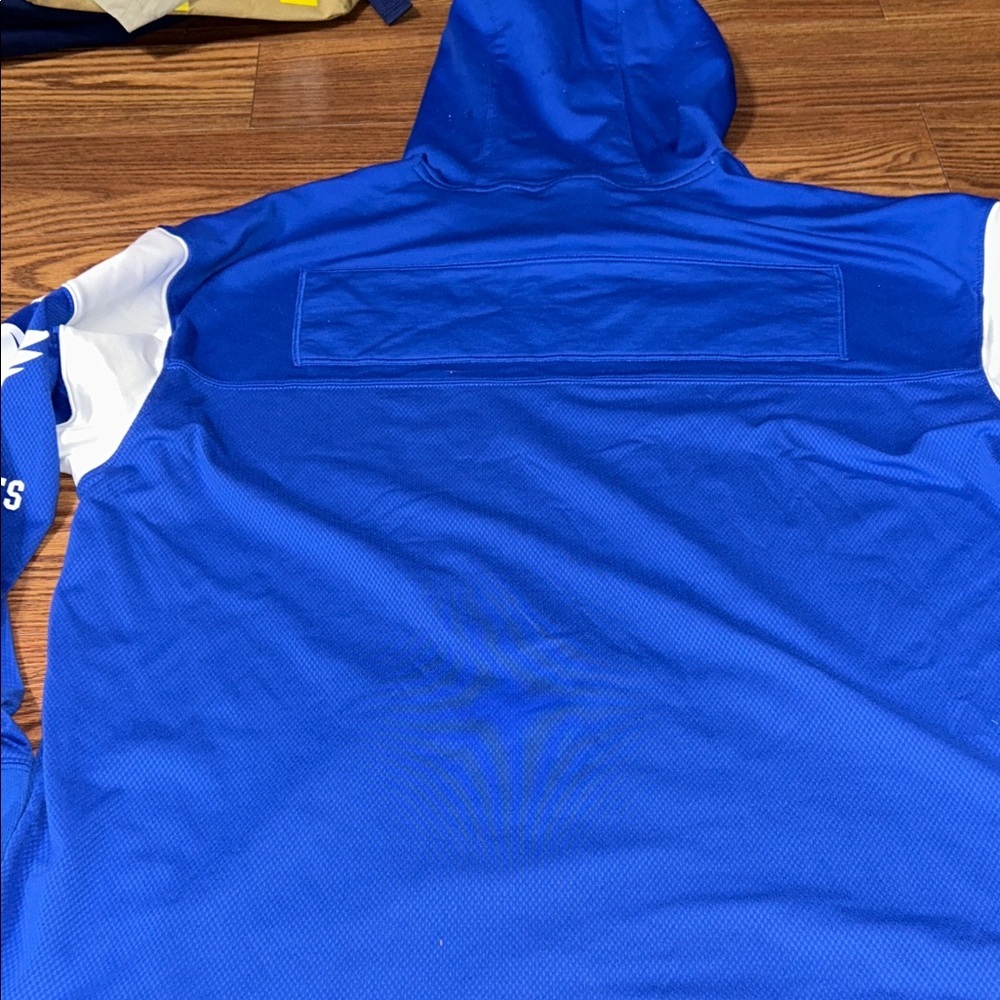 NWOT NIKE DRI-FIT KENTUCKY WILDCATS MENS XL BLUE JERSEY HOODIE KANGAROO POUCH - Picture 7 of 9
